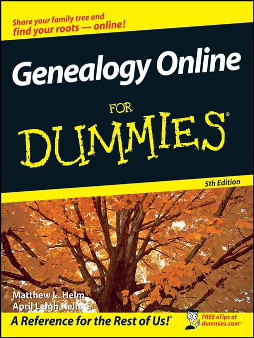 Cover image for Genealogy Online For Dummies